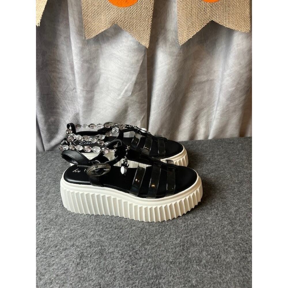 Circus NY by Sam Edelman Women's Black Ester Platform Sandals Shoe Size 8 - Picture 3 of 8